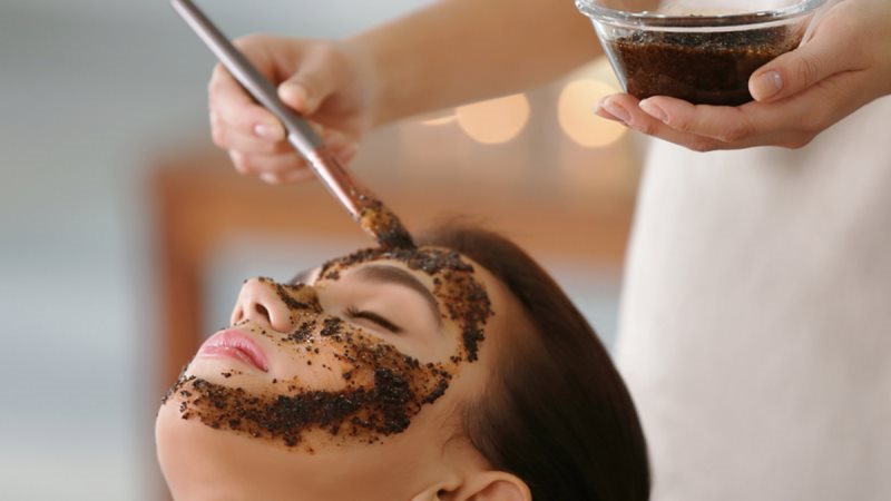 سكراب القهوة لبشرة