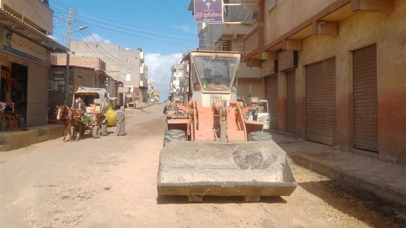 البدء في أعمال رصف