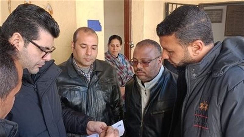 نائب محافظ الشرقية فى زيارة تفقدية لمستشفى سنهوت