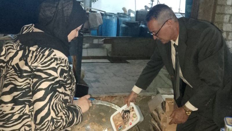 ضبط 29,5طن موادغذائية
