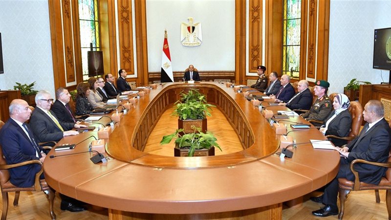 السيسي مع مجلس أمناء