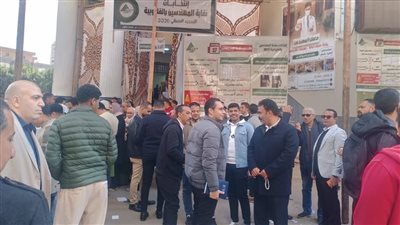 إقبال متوسط فى الساعات الأولى من انتخابات نقابة المهندسين بالقليوبية (صور) 