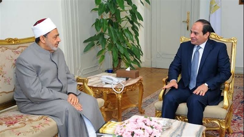 الرئيس السيسي وشيخ
