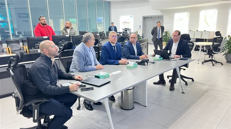 بدوي اثناء الزيارة،فيتو