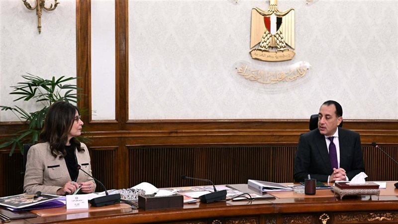 رئيس الوزراء ووزيرة