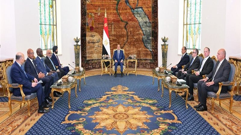 لقاء السيسي ورئيس