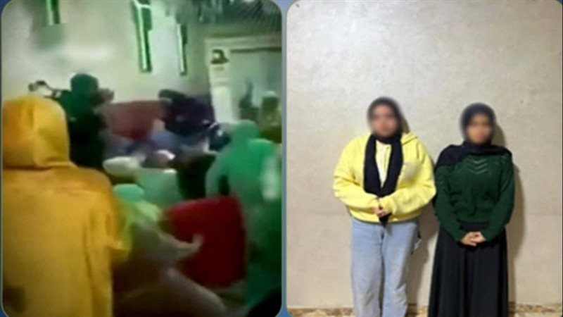 القبض على طالبتين،