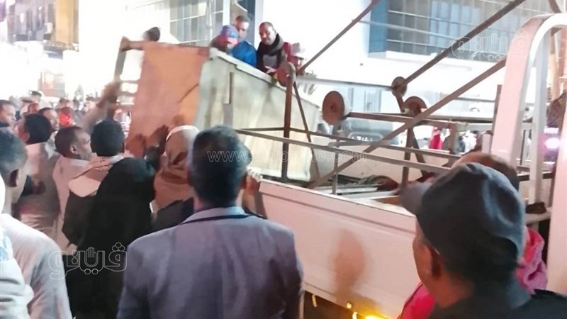 حملة ازالة فى اسوان