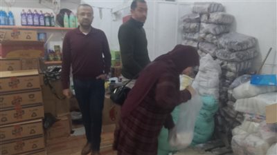 ضبط تصرف في سلع تموينية داخل أحد المنافذ بالإسكندرية 