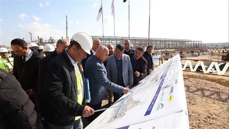 وزير النقل خلال التفقد