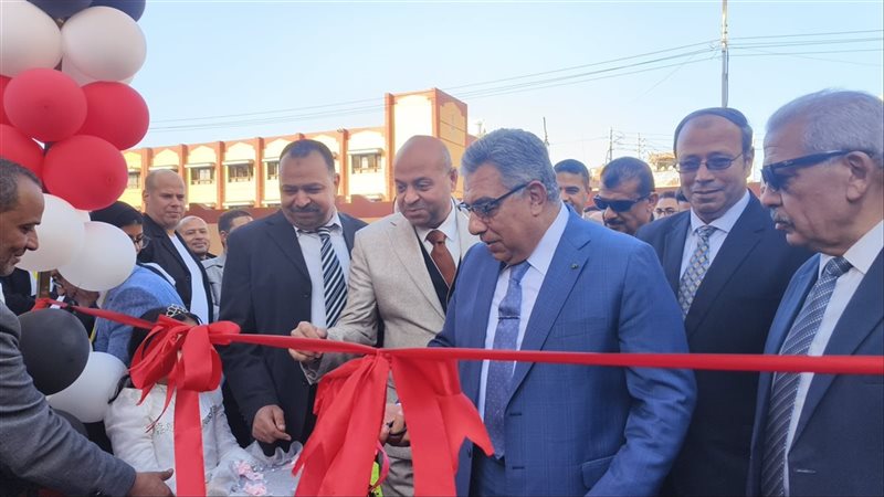 افتتاح مدرسة بالمنزلة،