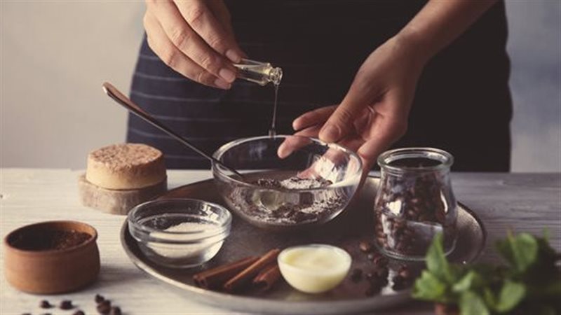 مكونات سكراب القهوة