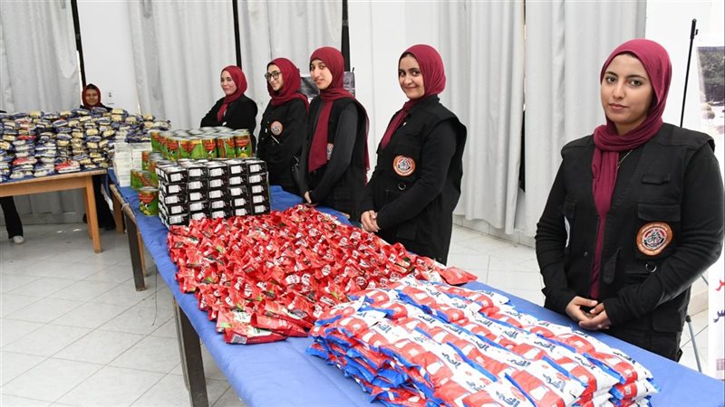 جانب من إعداد المساعدات،فيتو