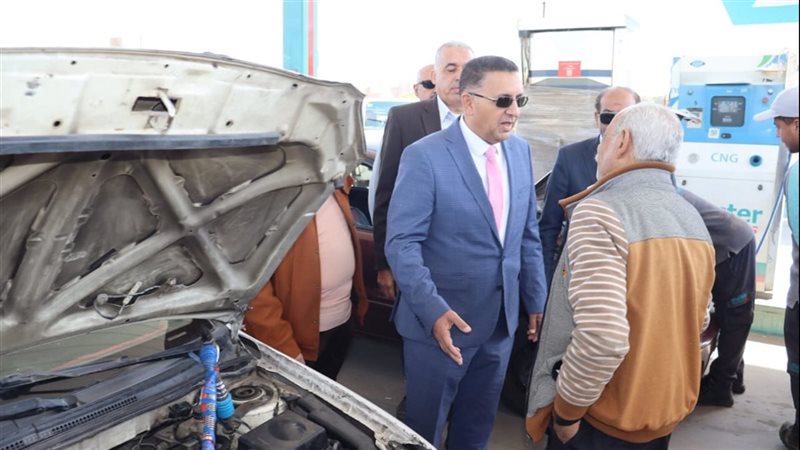محافظ القليوبية خلال