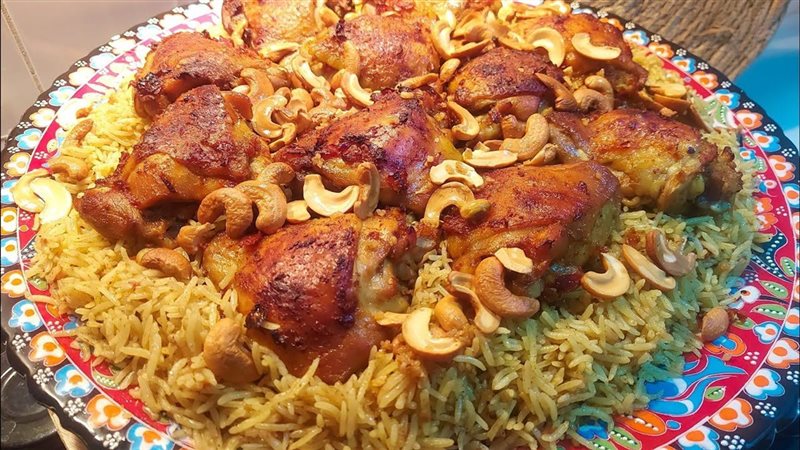 الكبسة بالفراخ 