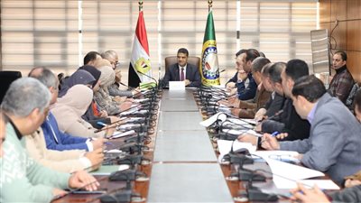 لدعم الصناعة المحلية، نائب محافظ الدقهلية يترأس اجتماع الأمانة الفنية لمستثمري جمصة