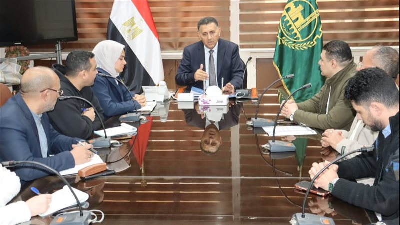 محافظ القليوبية خلال
