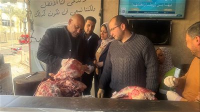 التحفظ على 248 كيلو لحوم غير صالحة للاستهلاك الآدمي بالقليوبية