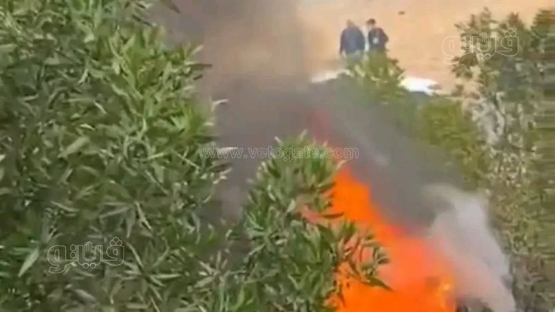 حريق سيارة نقل بالشرقية،فيتو