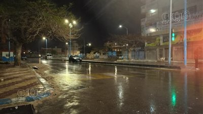 بعد المنوفية، أمطار غزيرة ورياح شديدة تضرب مطروح (صور)