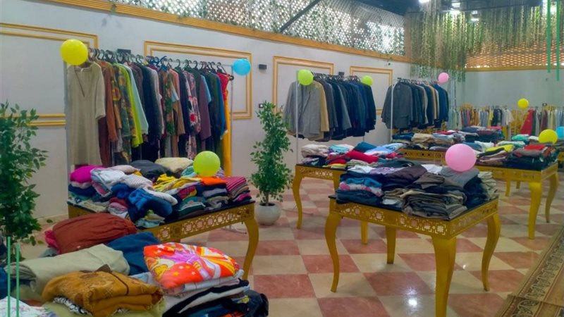 توزيع 2565 قطعة ملابس على الحالات