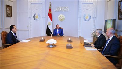 حرب الشرق الأوسط، تكليفات قوية من السيسي لـ رئيس هيئة قناة السويس بحضور مدبولي
