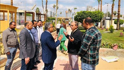 محافظ الدقهلية يتفقد تطوير حديقة لؤلؤة المنصورة استعدادا لافتتاحها في عيد الفطر