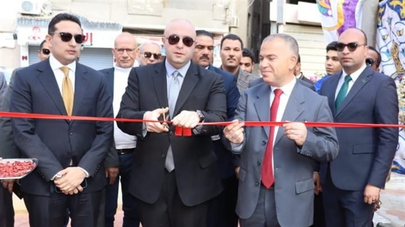 افتتاح محطة صرف المحافظة،