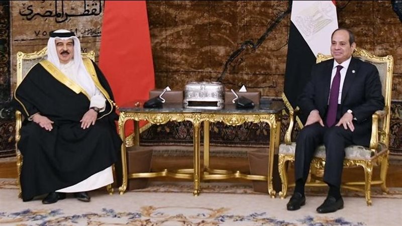السيسي والملك حمد،