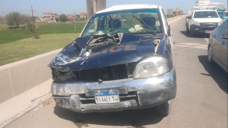 انقلاب سيارة شرطة