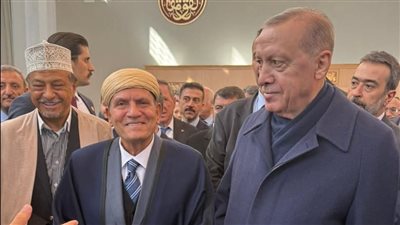 في ليلة قرآنية مميزة، الرئيس التركي يستقبل القارئ الطبيب أحمد نعينع