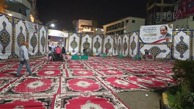 ساحة أبو الحجاج تستعد لاستقبال آلاف المواطنين لتأدية صلاة عيد الفطر (فيديو وصور)