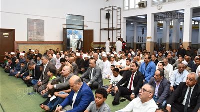 محافظ أسوان يوزع العيدية على الأطفال في أول أيام عيد الفطر (صور) 