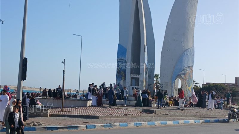 زحام على كورنيش مطروح،