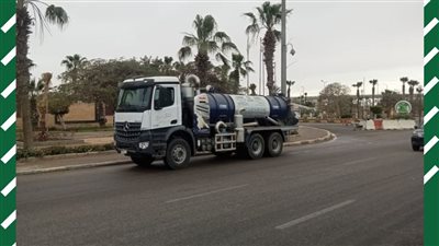 طوارئ بمدينة السادس من أكتوبر لمواجهة تجمعات مياه الأمطار