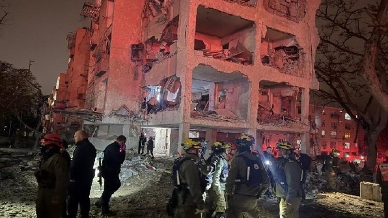 أثار القصف الإيراني