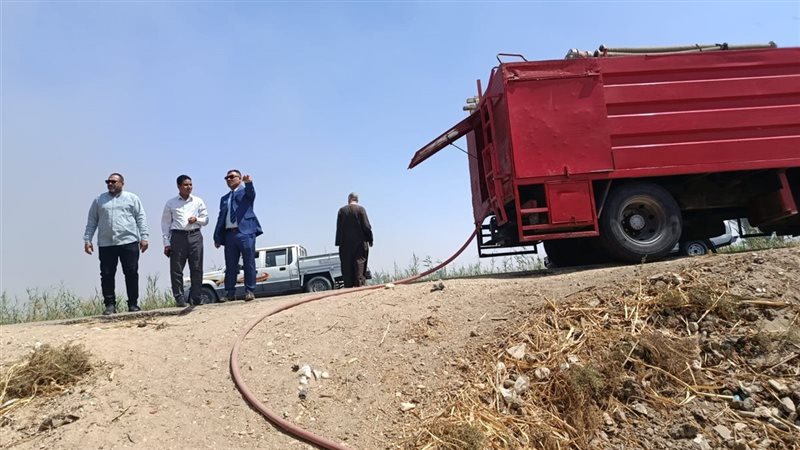 حريق محدود في زراعات