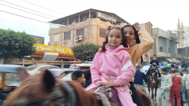  الخيول تجوب الشوارع