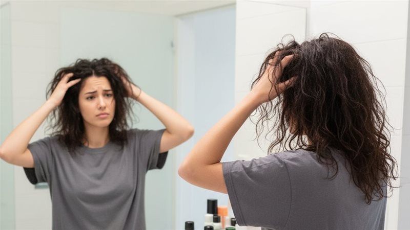 العناية بالشعر الجاف