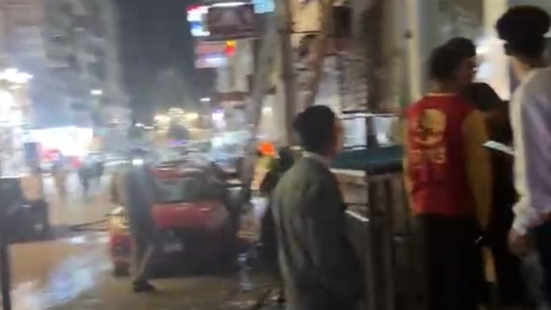 اثار اندلاع حريق