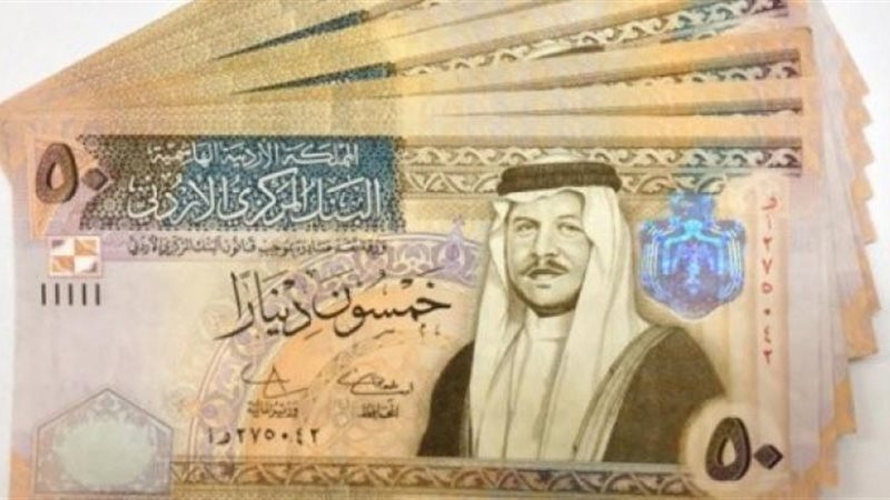 سعر الدينار الاردني،