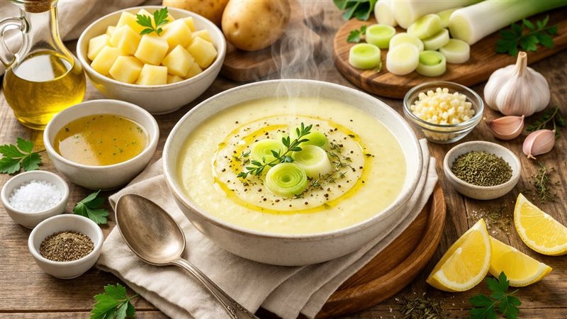شوربة البطاطس والكرات،