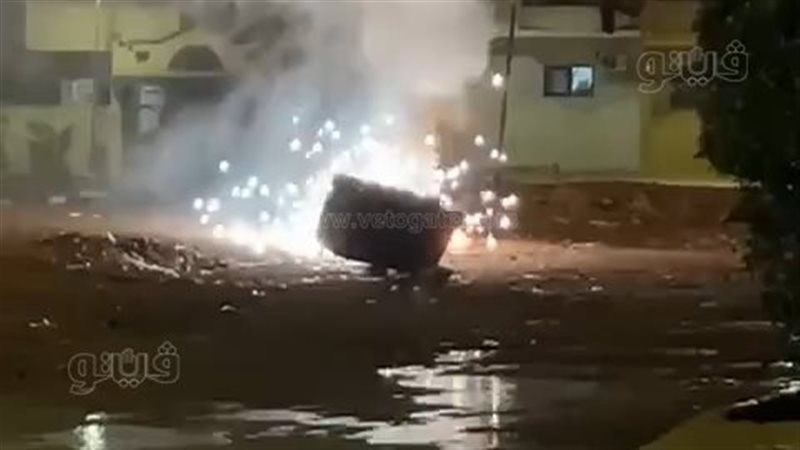 انفجار كابل كهربائي،