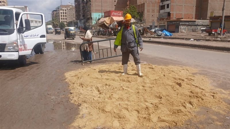 إصلاح هبوط أرضي بشبرا