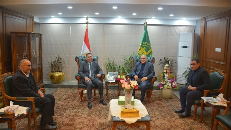 لقاء محافظ القليوبية