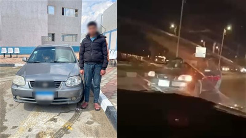 ضبط قائد سيارة أدى