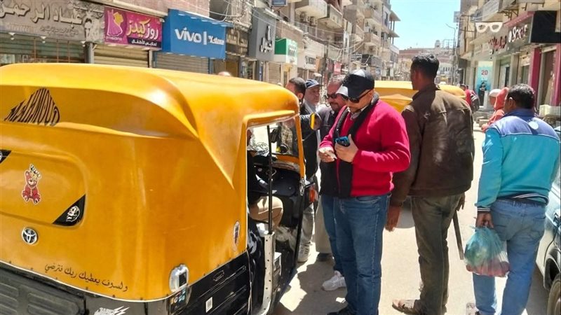 جانب من الحملة بمركز