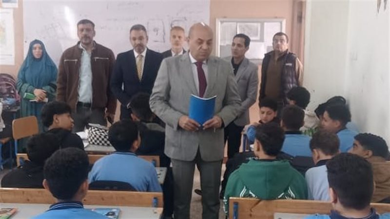 جولة بمدارس غرب المنصورة،