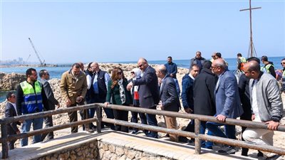 وزيرة التنمية المحلية ومحافظ الإسكندرية يتفقدان مشروع تطوير بئر مسعود وتوسعة الكورنيش