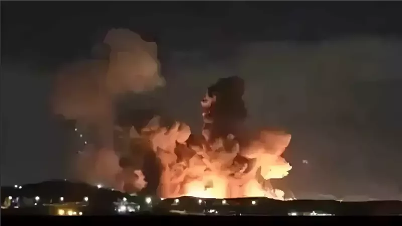 قصف عنيف على طهران،